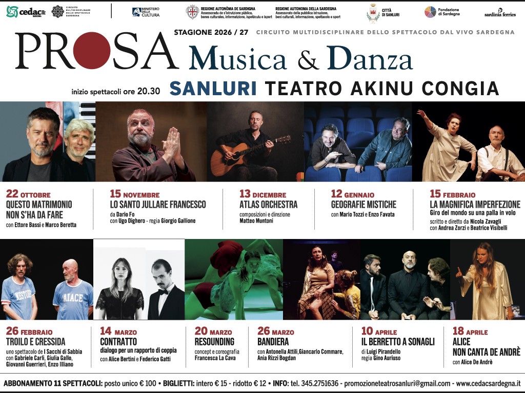 Prosa Musica & Danza