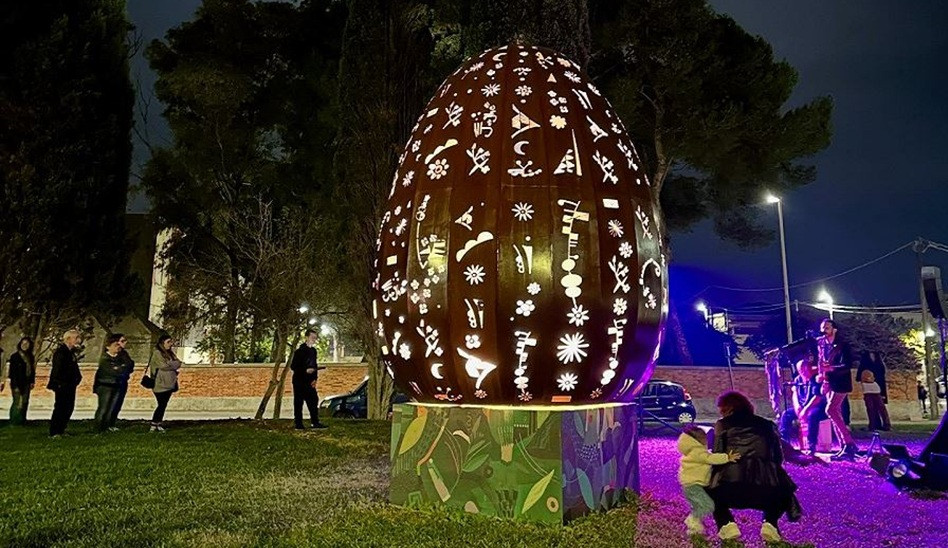 San Gavino Monreale, un uovo come simbolo di rinascita