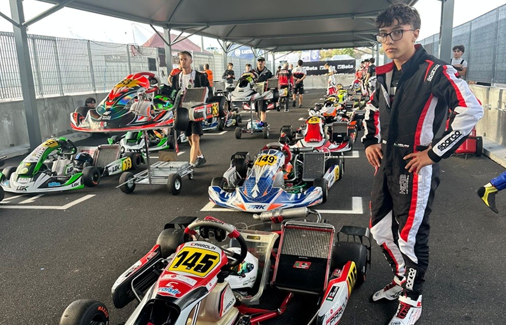 Luca Meloni: prima volta al campionato mondiale di kart