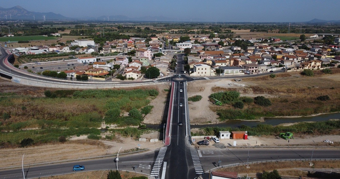 Samassi, conclusi i lavori sul ponte Flumini Mannu