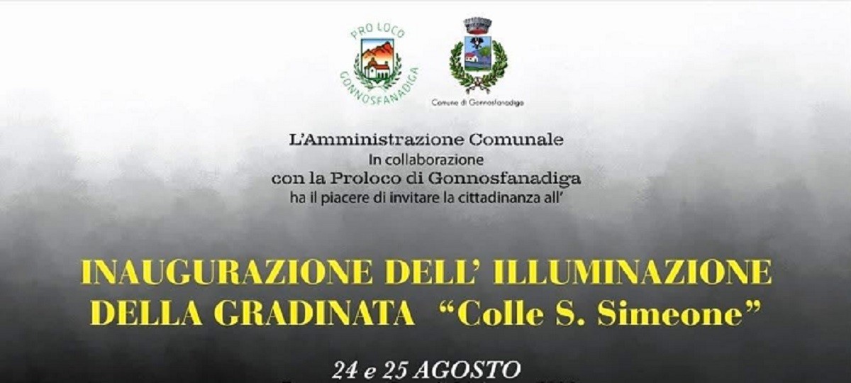 Gonnosfanadiga, rinasce la scalinata monumentale