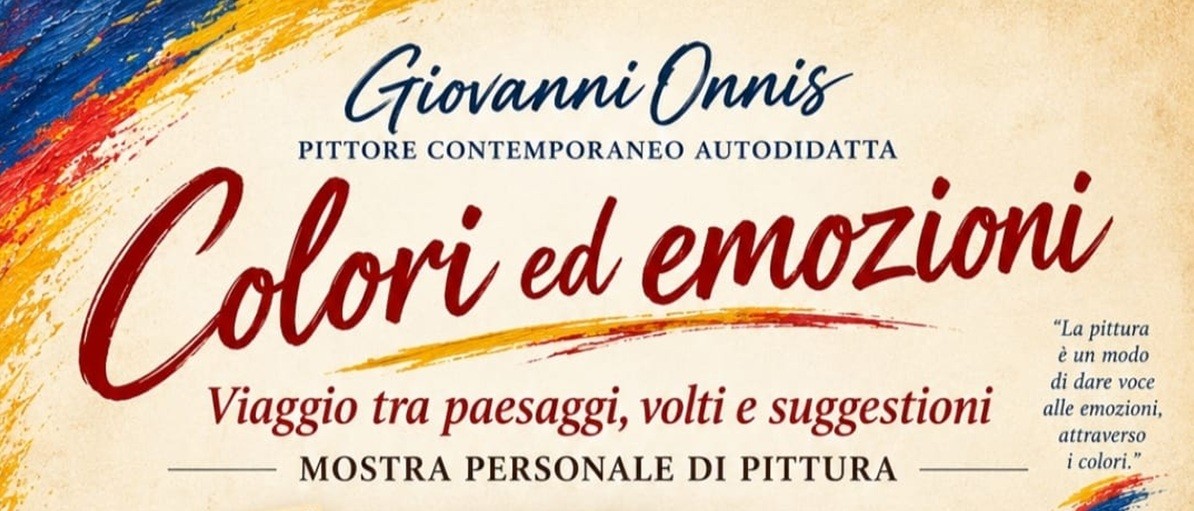 Villacidro, mostra personale dell'artista Giovanni Onnis
