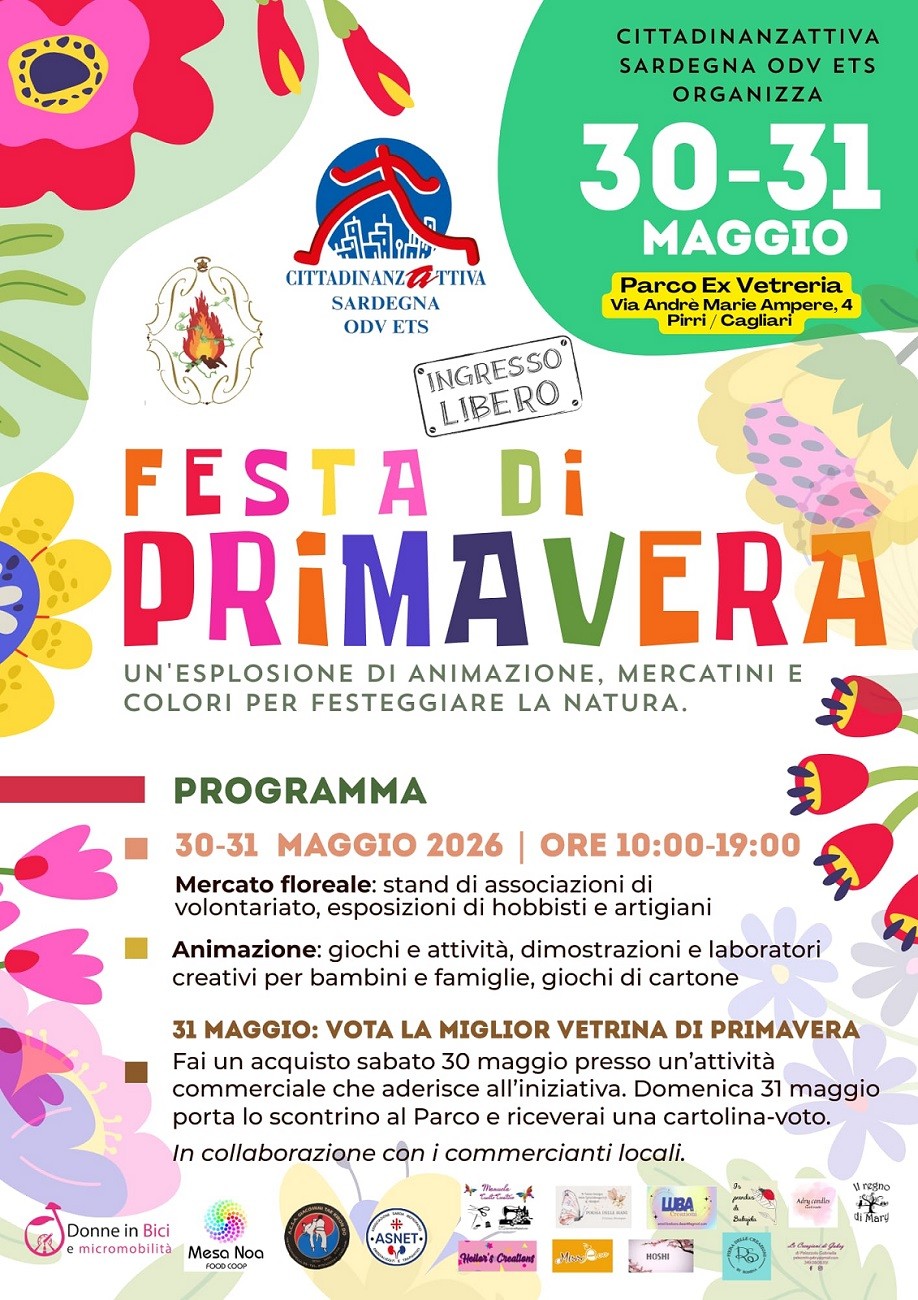 Festa di Primavera a Pirri: due giorni di eventi 