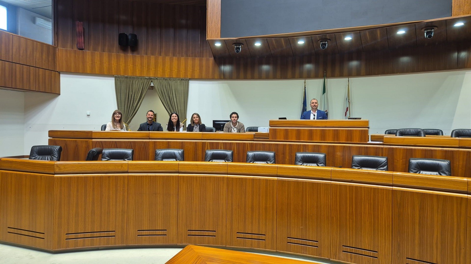 Visita dell’Alberghiero di Villamar al Consiglio Regionale