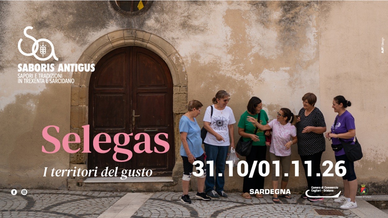 Dal 31 ottobre seconda tappa di Saboris Antigus a Selegas