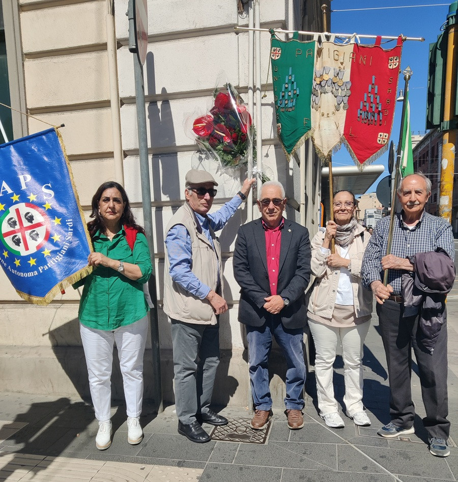 Anche l’Anppia Sardegna al corteo di Cagliari per il 25 aprile