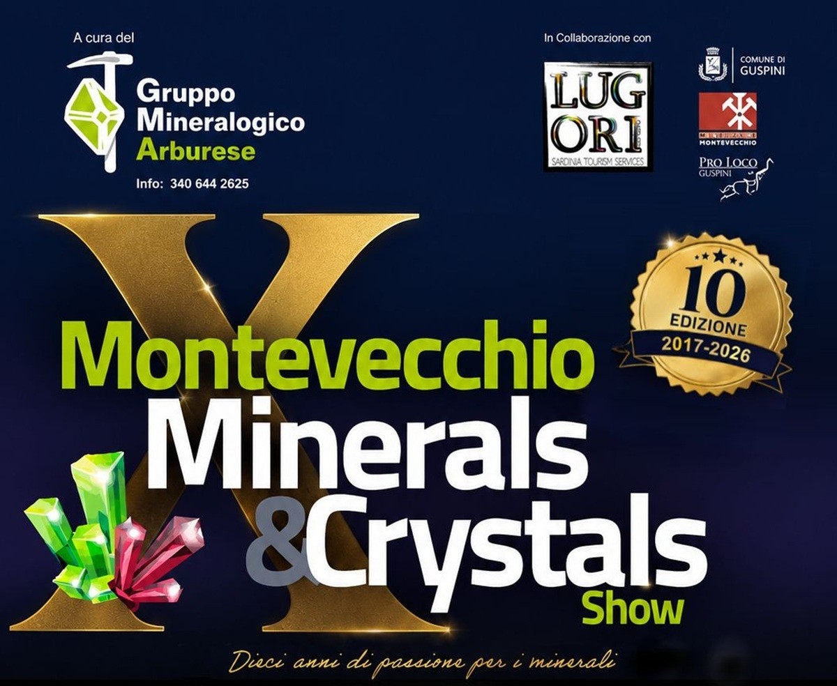 “Montevecchio Minerals & Crystals Show”, minerali e geologia