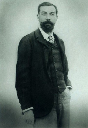 Pio Piras in una foto del 1906 (Archivio Comune di Guspini)