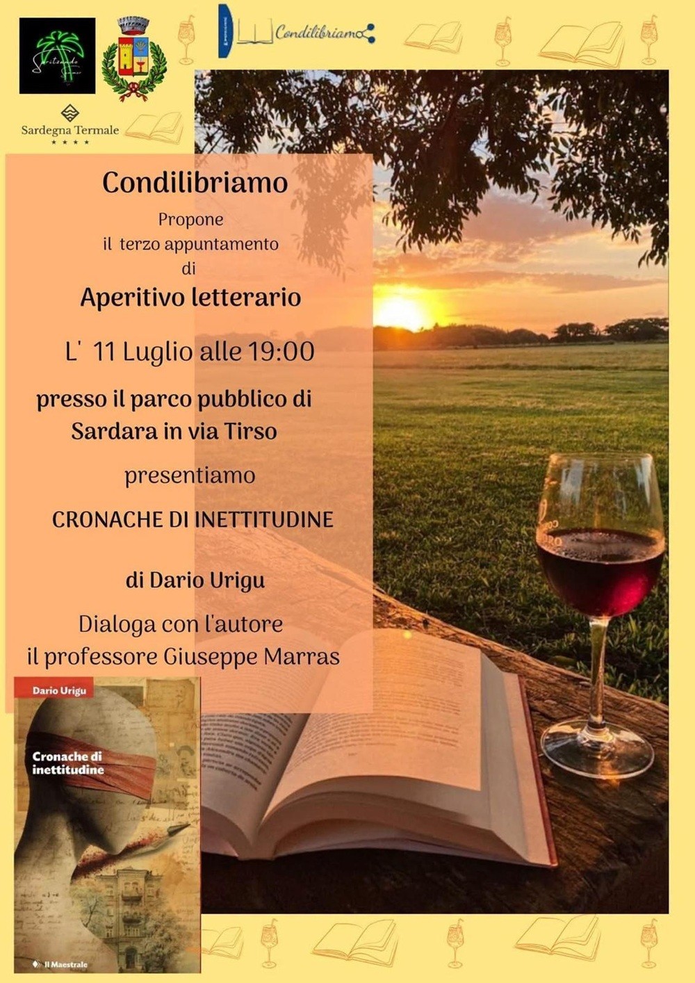 Sardara: aperitivo letterario con Dario Urigu