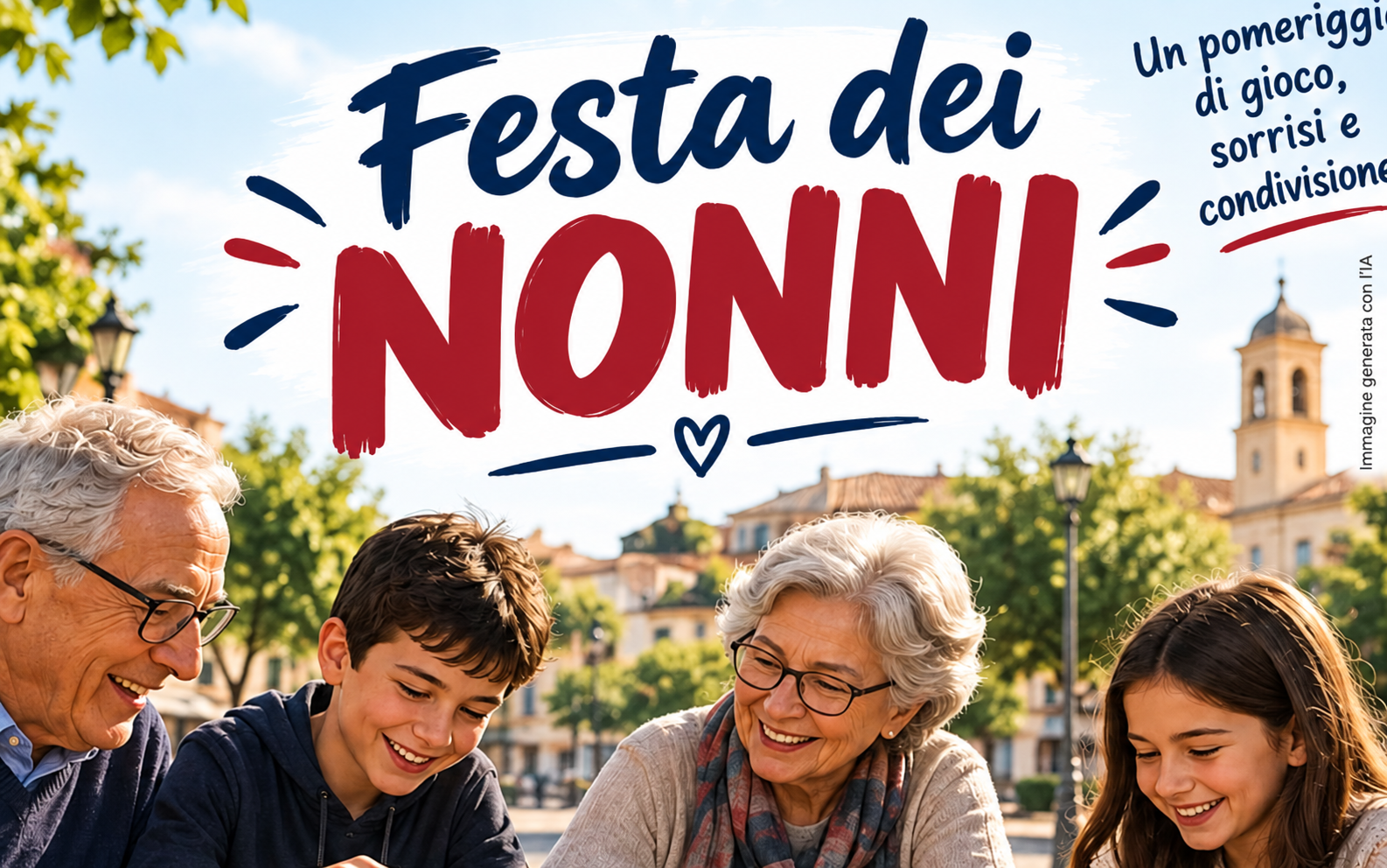 Guspini: giochi e attività in piazza per la Festa dei Nonni