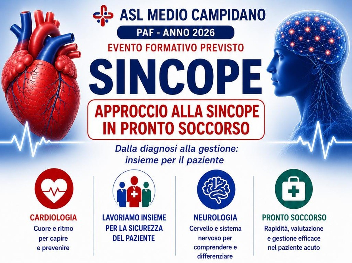 Asl Medio Campidano: al via i corsi Paf 2026 sulla gestione della sincope