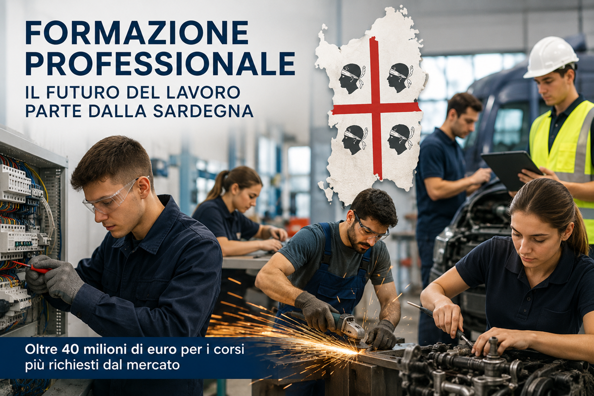 Formazione professionale, dalla RAS oltre 40 milioni per i corsi 