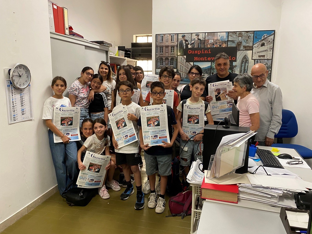 Guspini: gli alunni di Sanluri visitano la redazione
