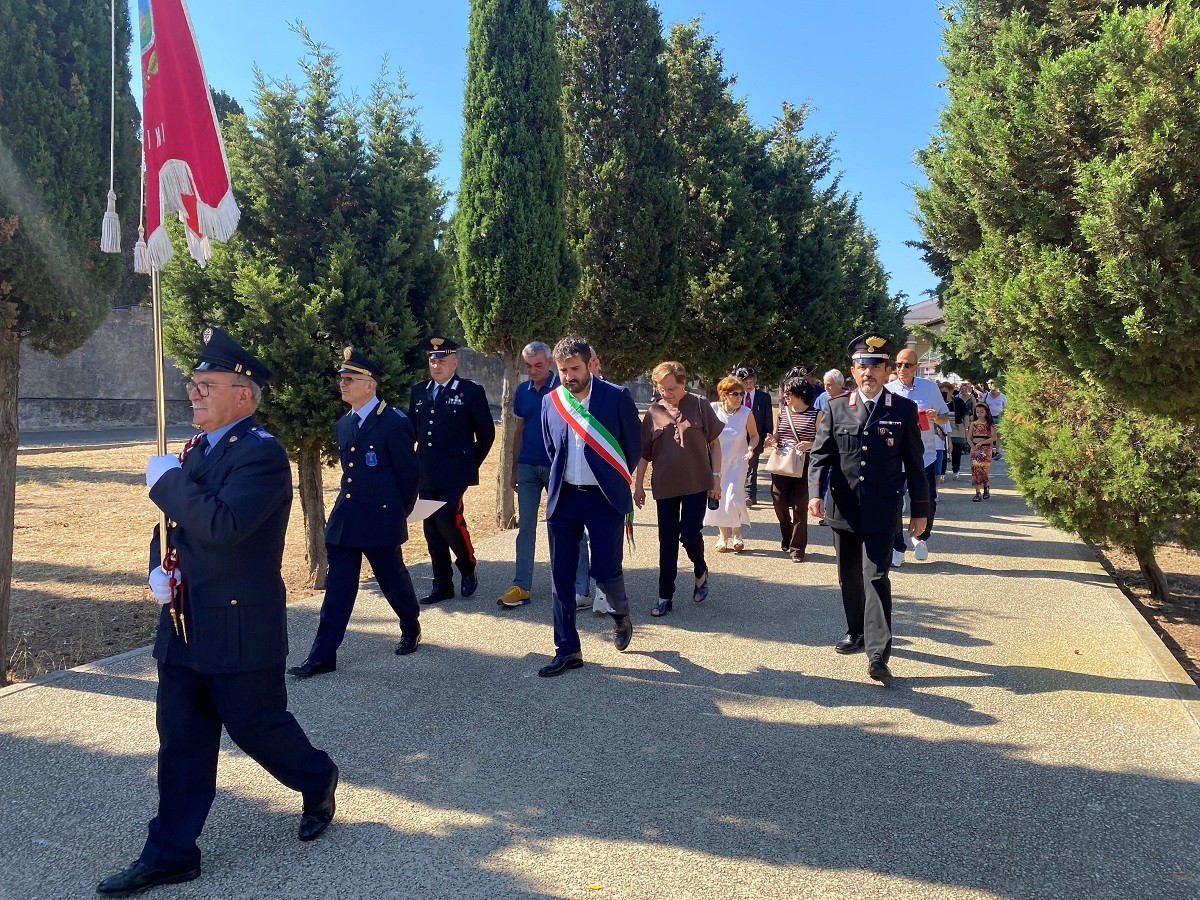 Guspini ha reso onore al soldato  Riccardo Sardu