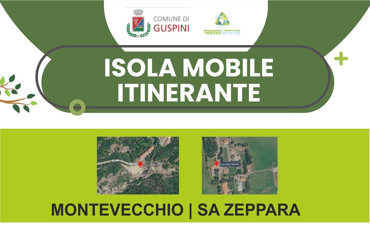 Attiva dal 1° settembre l’Isola Mobile Itinerante