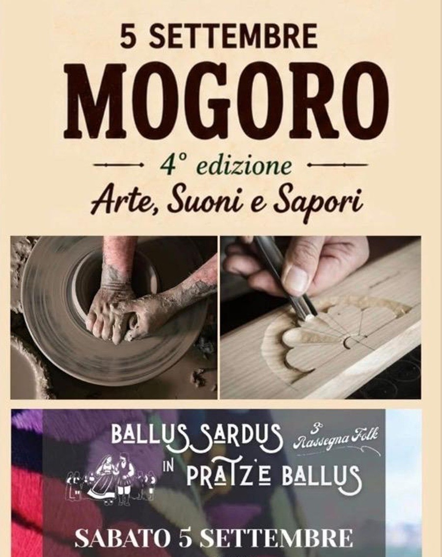 Mogoro: il 5 settembre «Arte, Suoni e Sapori»