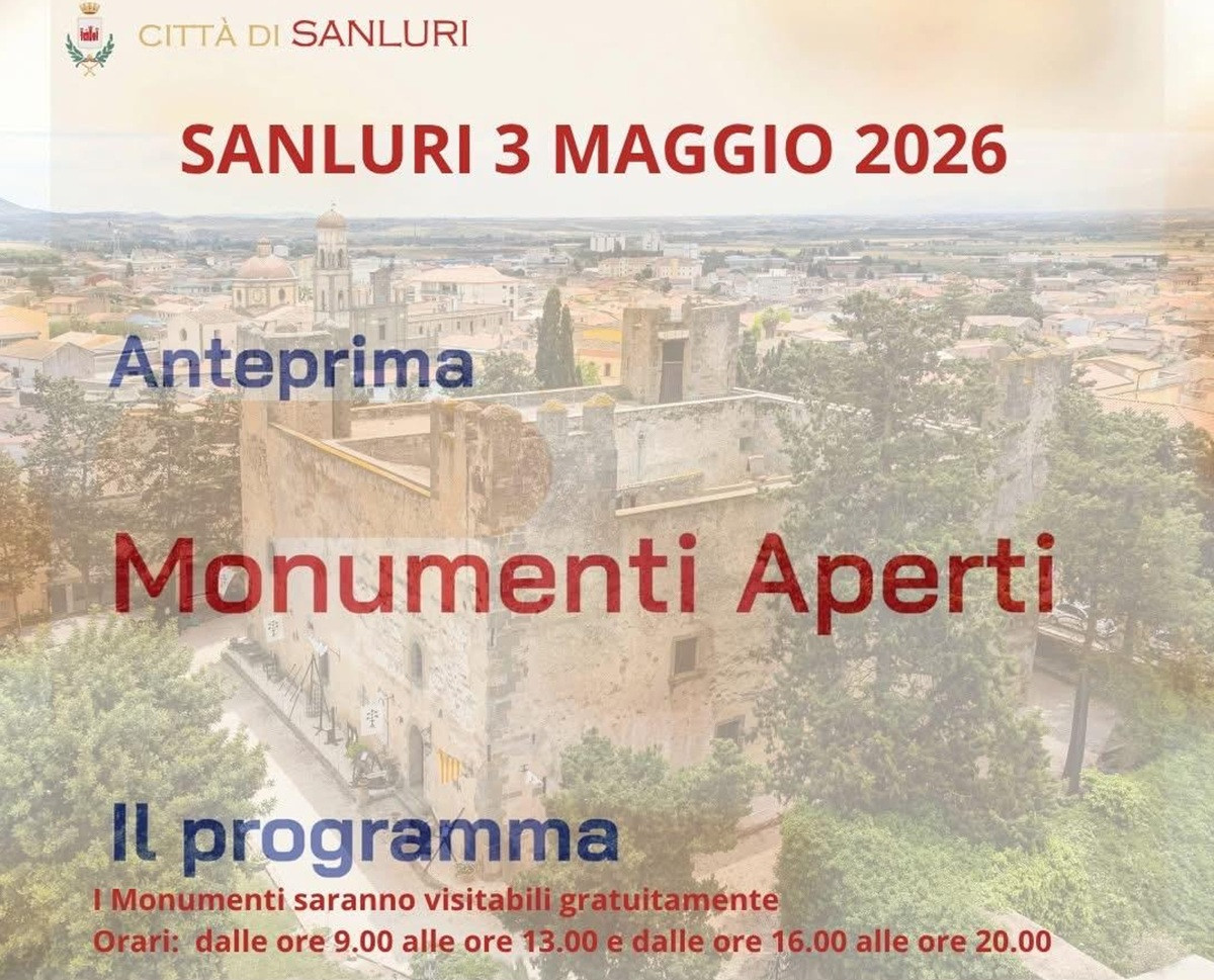 Sanluri: Monumenti Aperti  edizione 2026, la città aderisce