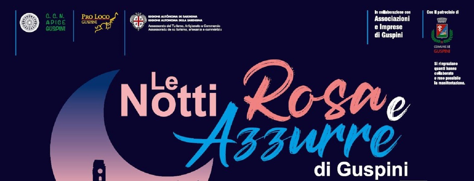 Guspini: “Notti Rosa e Azzurre" edizione 2026  