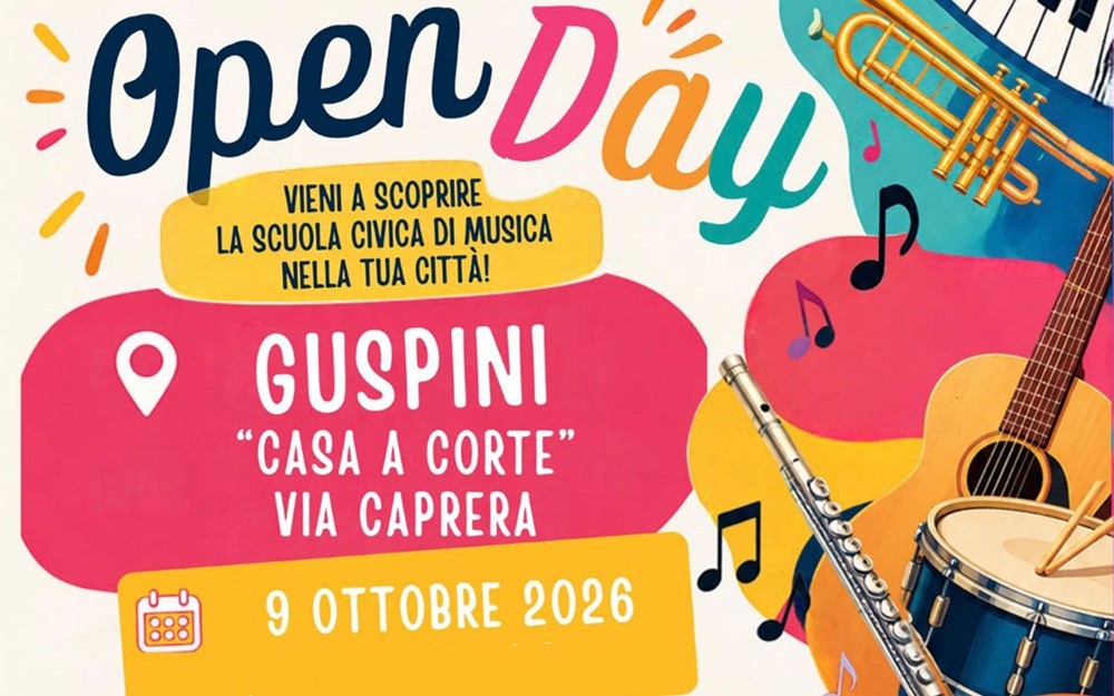 Guspini: "Open Day" alla "Scuola Civica di Musica"
