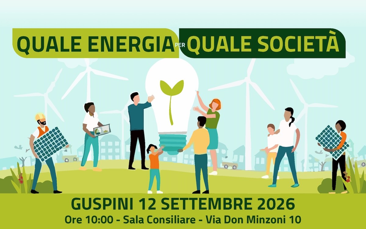 Guspini: incontro pubblico su energia e transizione ecologica