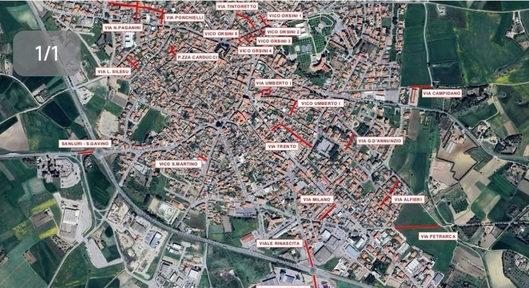 Sanluri: Un milione e cento mila euro per nuovi asfalti nelle strade cittadine 
