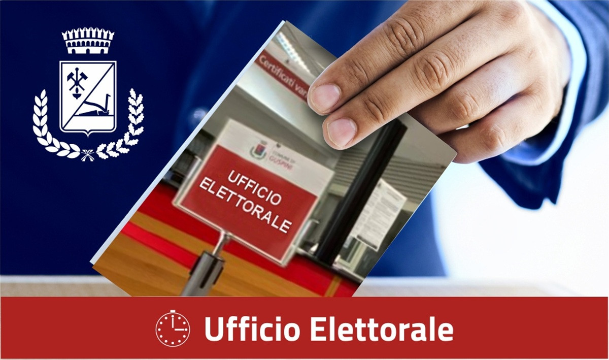 Guspini: Elezioni 2026, apertura straordinaria Ufficio Elettorale