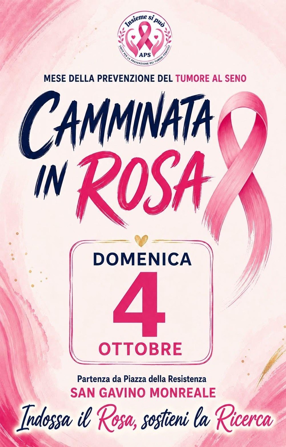 San Gavino: torna la “Camminata in Rosa” per la prevenzione del tumore al seno
